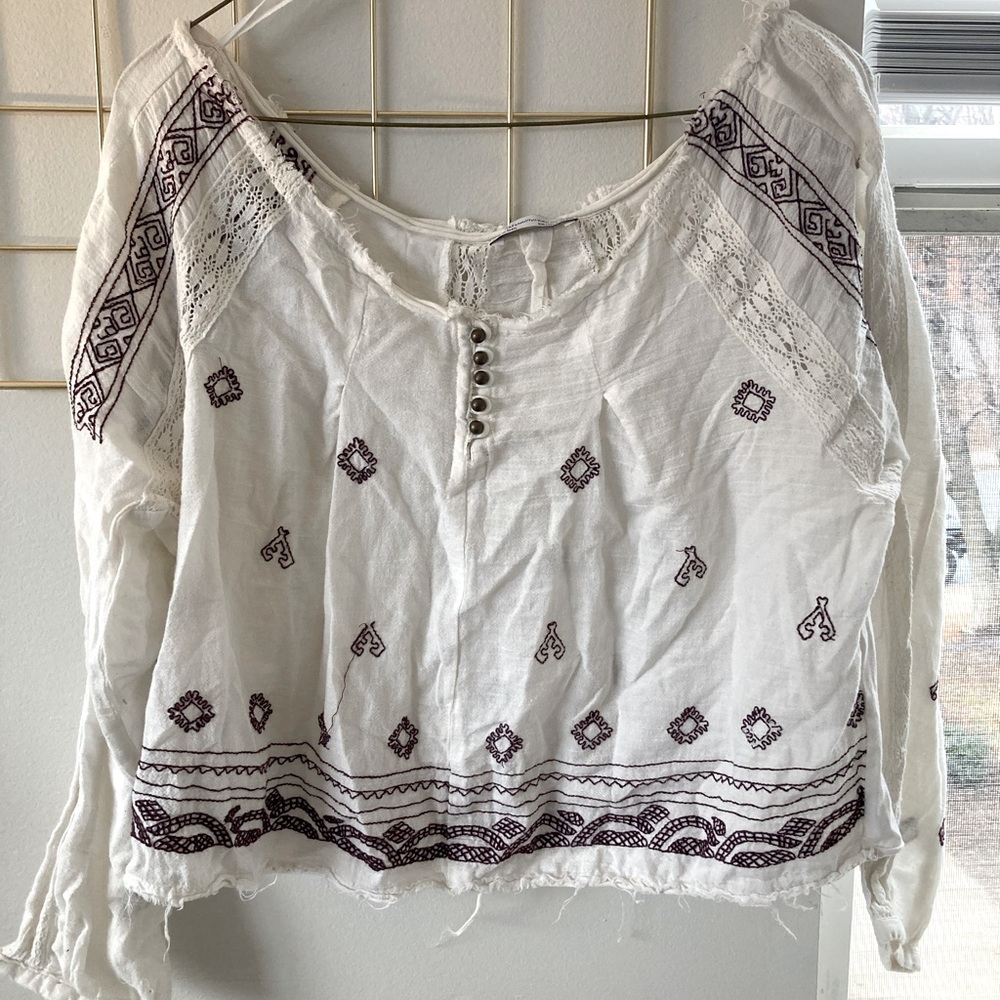 Embroidered Zara blouse